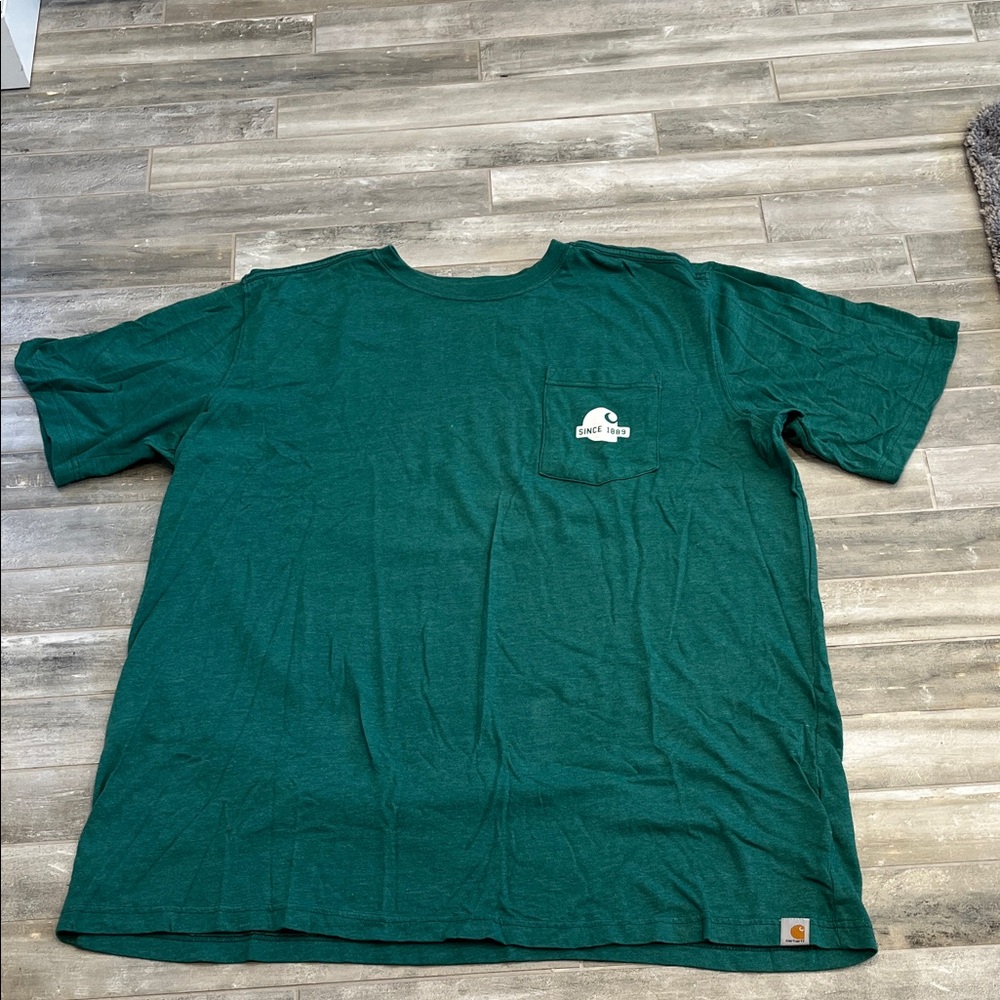 Carhartt Men's Green Short Sleeve Tee